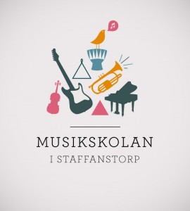 logotyp, musikskolan i staffanstorp, anna grafisk form, anna nilsson, malmö, grafisk design